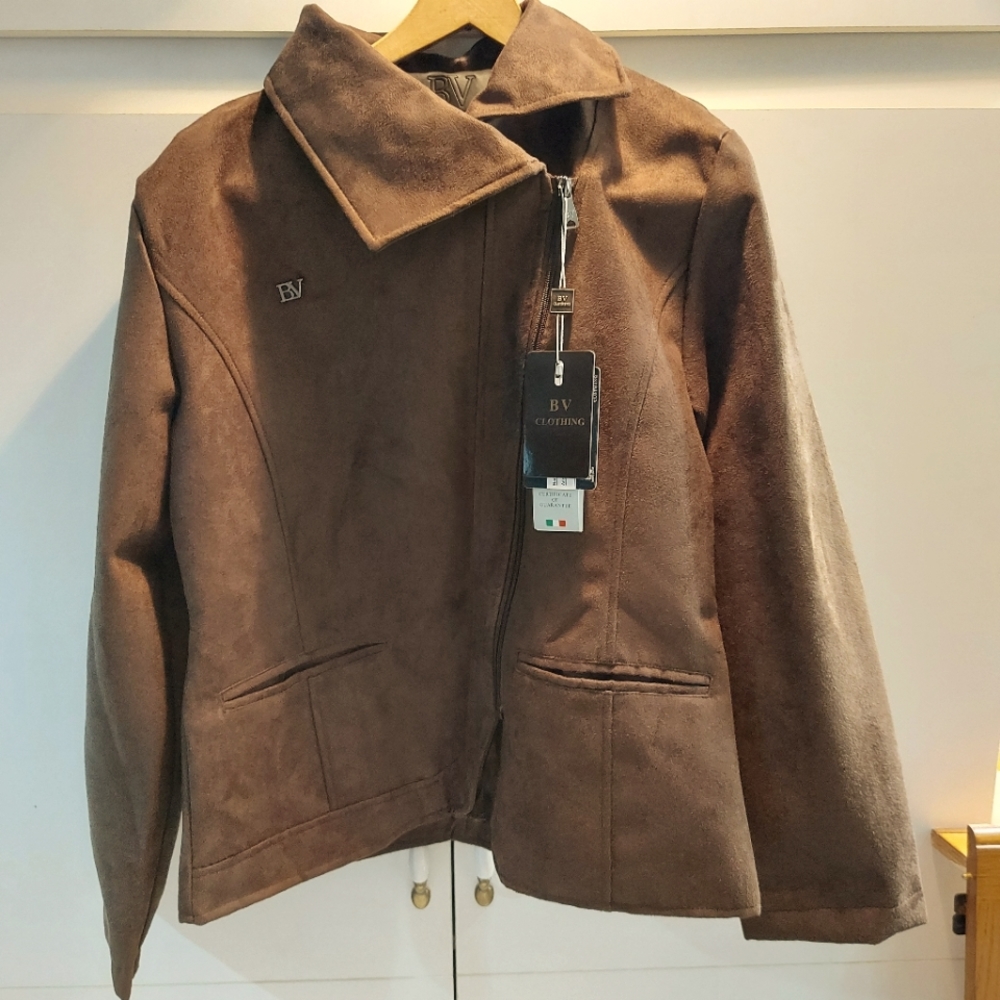 NWT BV Men's brown jacket L